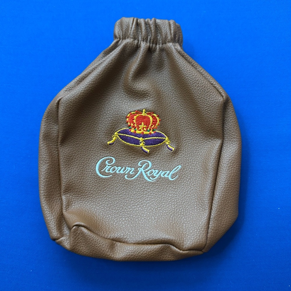 Crown Royal Leather Football Bag
